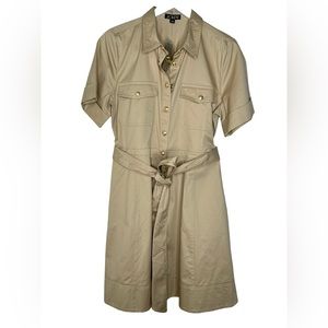 J. Crew Tan Mini Dress